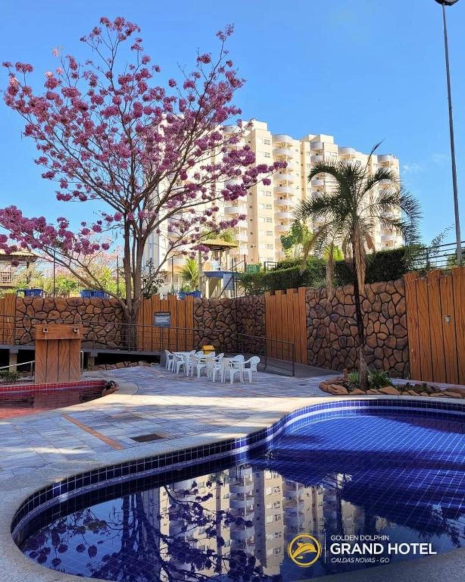 Caldas Novas, Golden Dolphin Grand Hotel, Quarto Sala Cozinha Aconchegante, Ap 361 Exterior foto